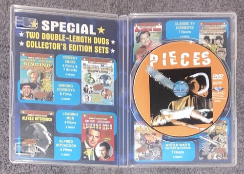 Pieces DVD Christopher George Lynda Day Frank Braña Paul L. Smith 1983 Horror - Picture 2 of 4
