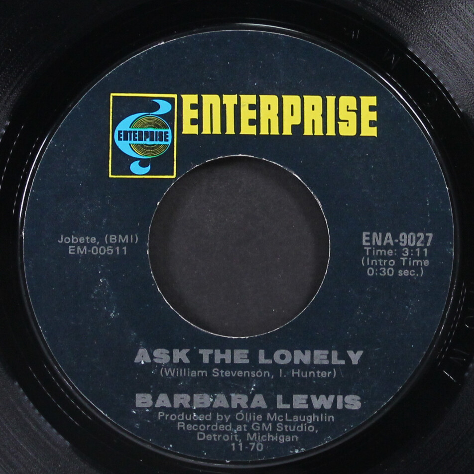 BARBARA LEWIS: ask the lonely / why did it take you so long