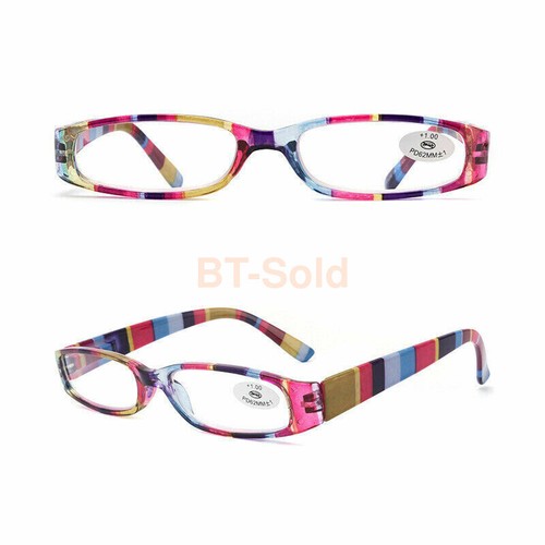 Small Rectangle Spring Hinges Reading Glasses +1.0 1.5 2.0 2.5 3.0 3.5 Men Women - Picture 16 of 16