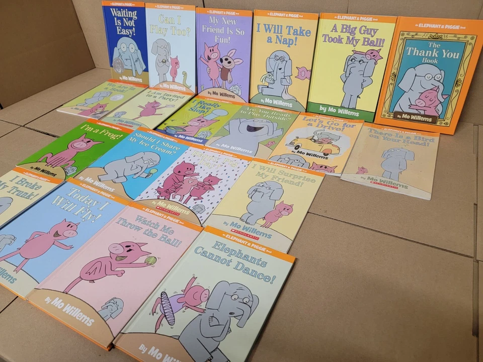 Lot of 5 Elephant & Piggie Paperback/Hardcover Books by Mo Willems - Random Mix - Image 2 of 3