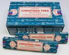 Satya Nag Champa CHRISTMAS TREE Incense Sticks: Choose 15 30 45 90 or 180 gm