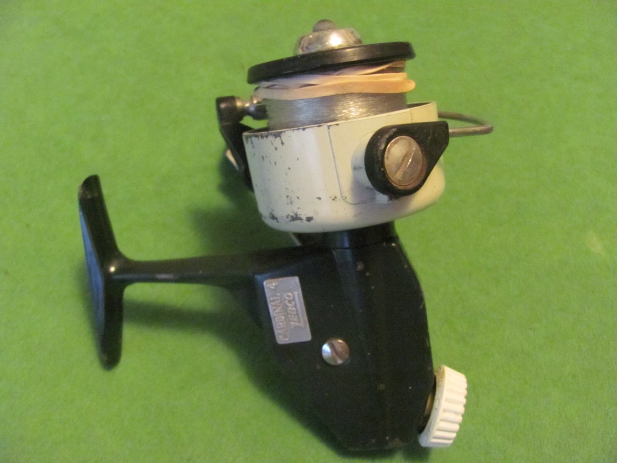 Vintage Zebco Cardinal 4 Spinning Reel S/N 047000 Made in Sweden