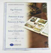 Creative Memories Scrapbook Page Protectors 12x12 NEW Sealed 16 Sheets Old Style