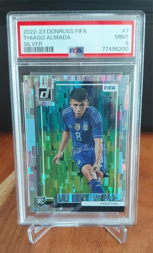 2022/2023 Thiago Almada Panini Donruss Silver Rookie RC PSA 9 - Picture 1 of 2