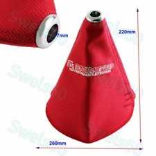 Shift Knob Shifter Boot Cover Jdm Mazda Mtatw Red Racing Fabric Red Stitches Shift Knob Shifter Boot Cover Jdm Mazda Mtatw Red Racing Fabric Red Stitches