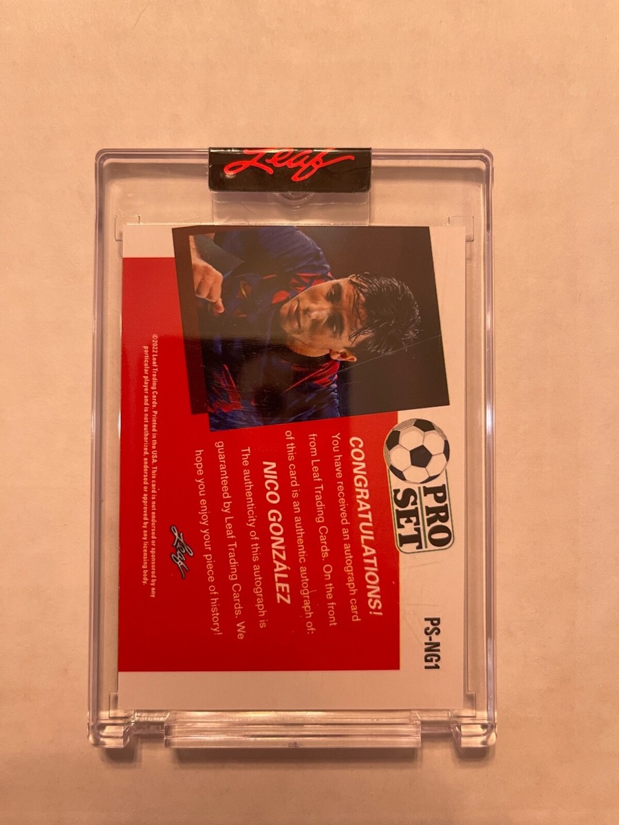 2022 LEAF PRO SET AUTO NICO GONZALEZ BARCELONA SPAIN ENCASED | eBay