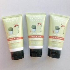 Crabtree & Evelyn Gardeners Body Wash 1.6 oz Travel Size New Sealed x 3