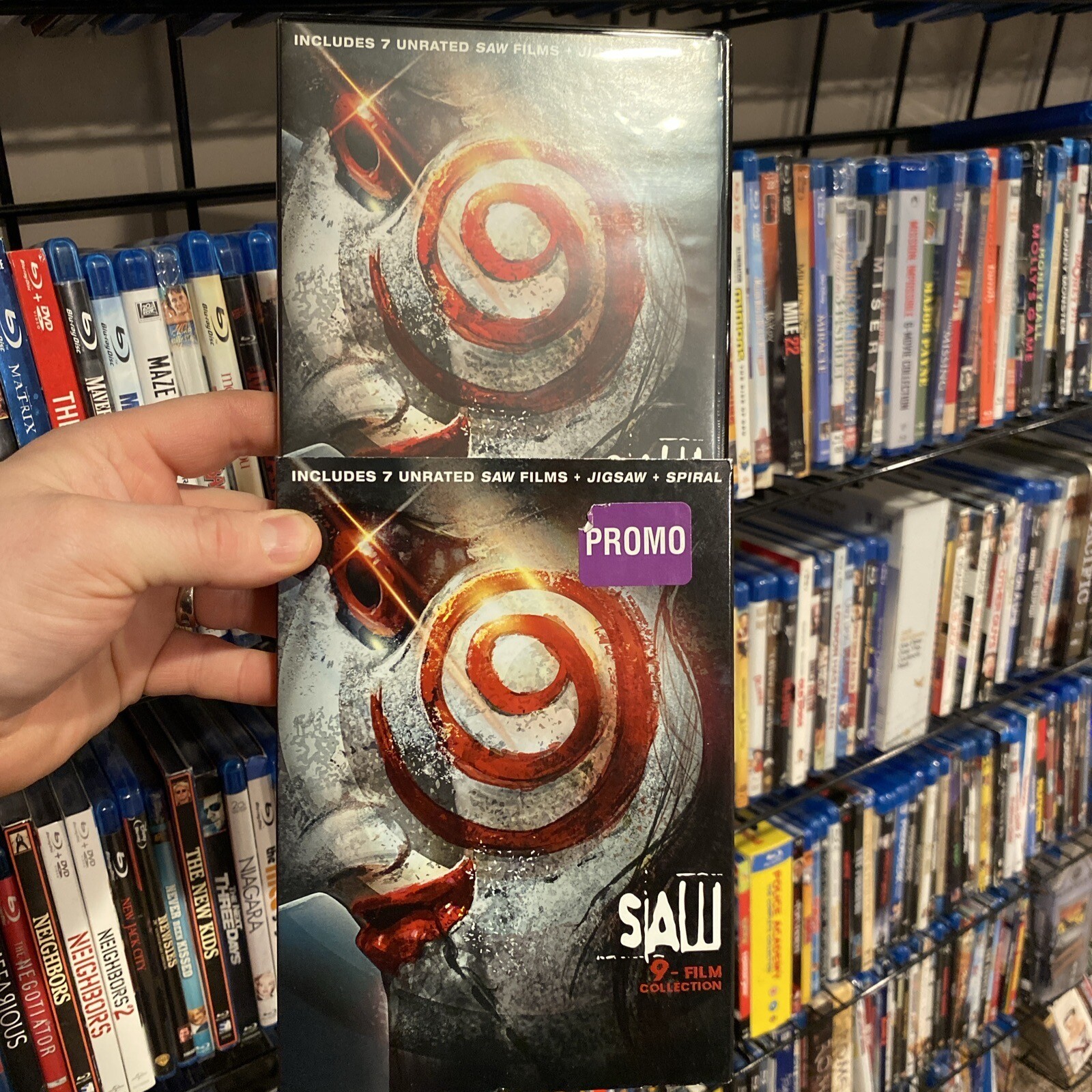 SAW 9 Film Collection 7 Unrated Saw Films + Jigsaw/Spiral DVD 6Disc