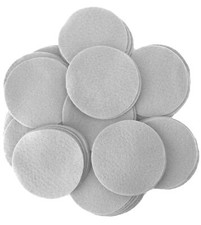 Gray Craft Felt Circles 2 Inch - 44pc