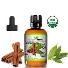 Mayan's Secret Certified Organic Pure Cinnamon Essential Oil - Therapeutic Grade