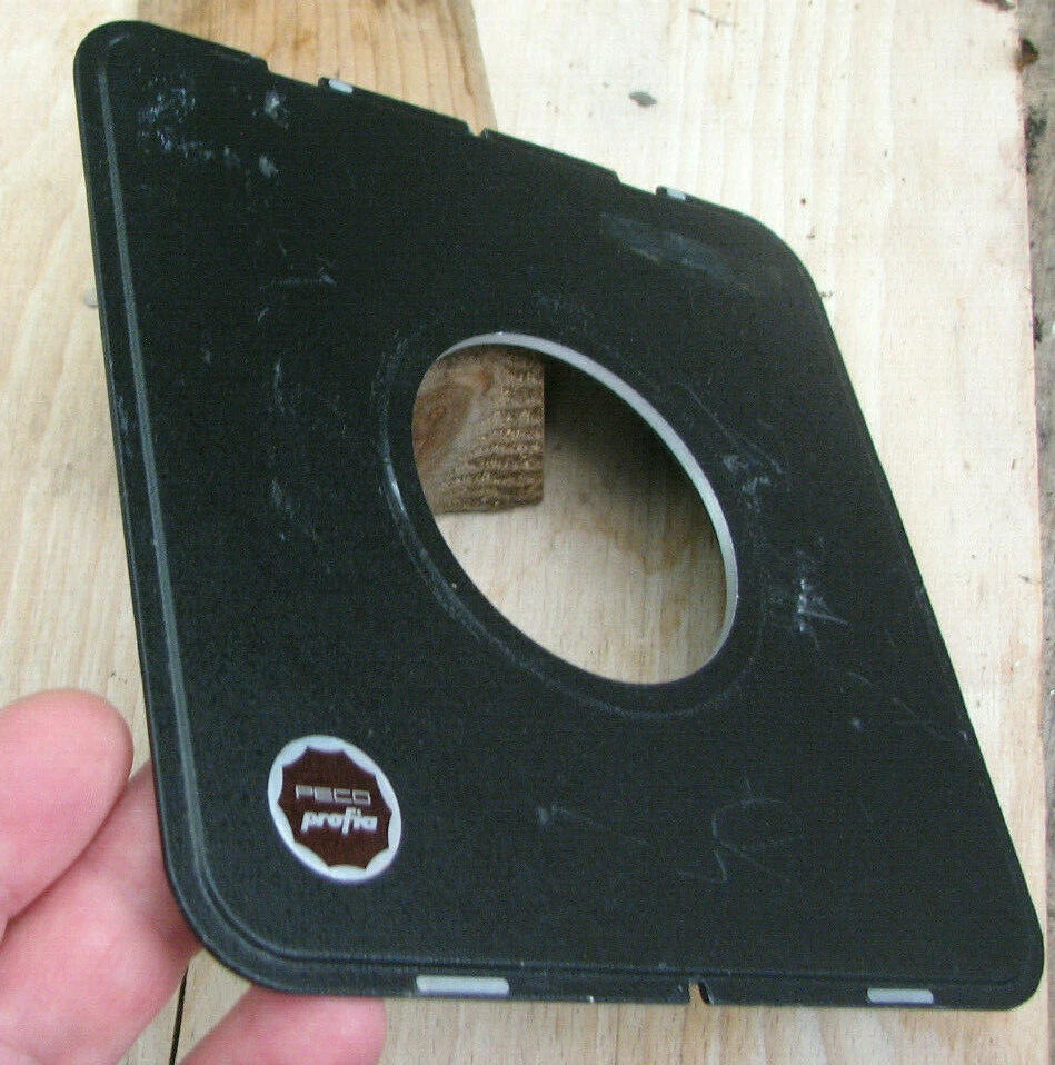  original Plaubel Profia 10 x 8 fit lens board panel copal 3 65mm hole 166mm sq - Image 3 of 3