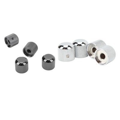 4Pcs Guitar Tone Volume Knob Professional Metal Potentiometer Hat Cap Parts CUB