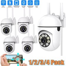 1-4Pack Wireless 5G WiFi Security Camera System Smart Outdoor Night Vision 1080P