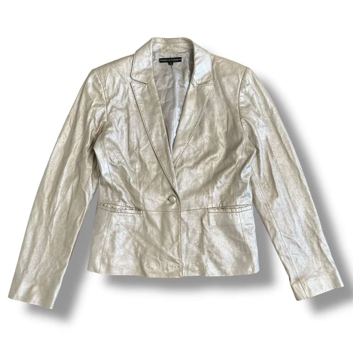 knee length dresses for ladies Anya Jacket in Silver – Shibumi