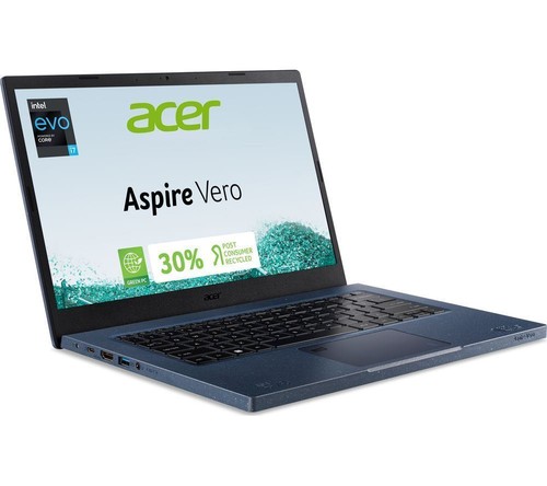 ACER Aspire Vero AV14 52P 14 Laptop Intel Corei7 1TB SSD Blue REFURB C