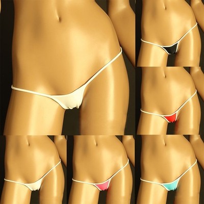 Damen Tanga Höschen Bikini Atmungsaktiv Slip G-String Weich Unterhose