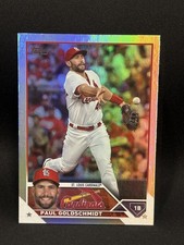 Paul Goldschmidt - Rainbow Foil 2023 Topps Series One #100 Cardinals