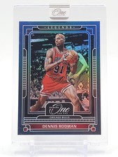 DENNIS RODMAN 2024-25 PANINI ONE AND ONE LEGENDS BLUE /35 CHICAGO BULLS Q6846