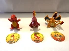 1999 Pokemon Tomy Vintage Figures. Charmander, Charmeleon, and Charizard