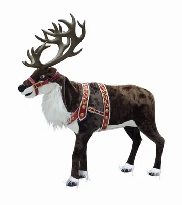 HOME ACCENTS HOLIDAY 4.5FT Christmas Animated Reindeer !!BRAND NEW!!