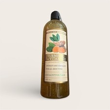 Nectar Skin Turmeric Vitamin E Exfoliating Shower Gel Eucalyptus Sage 16 fl oz