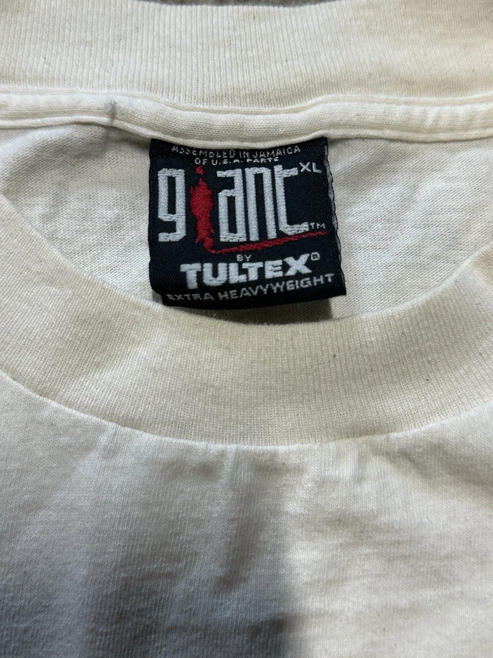 Camiseta promocional vintage 1997 álbum meninas índigo "Shaming of the Sun" dupla face - Imagem 4 de 4