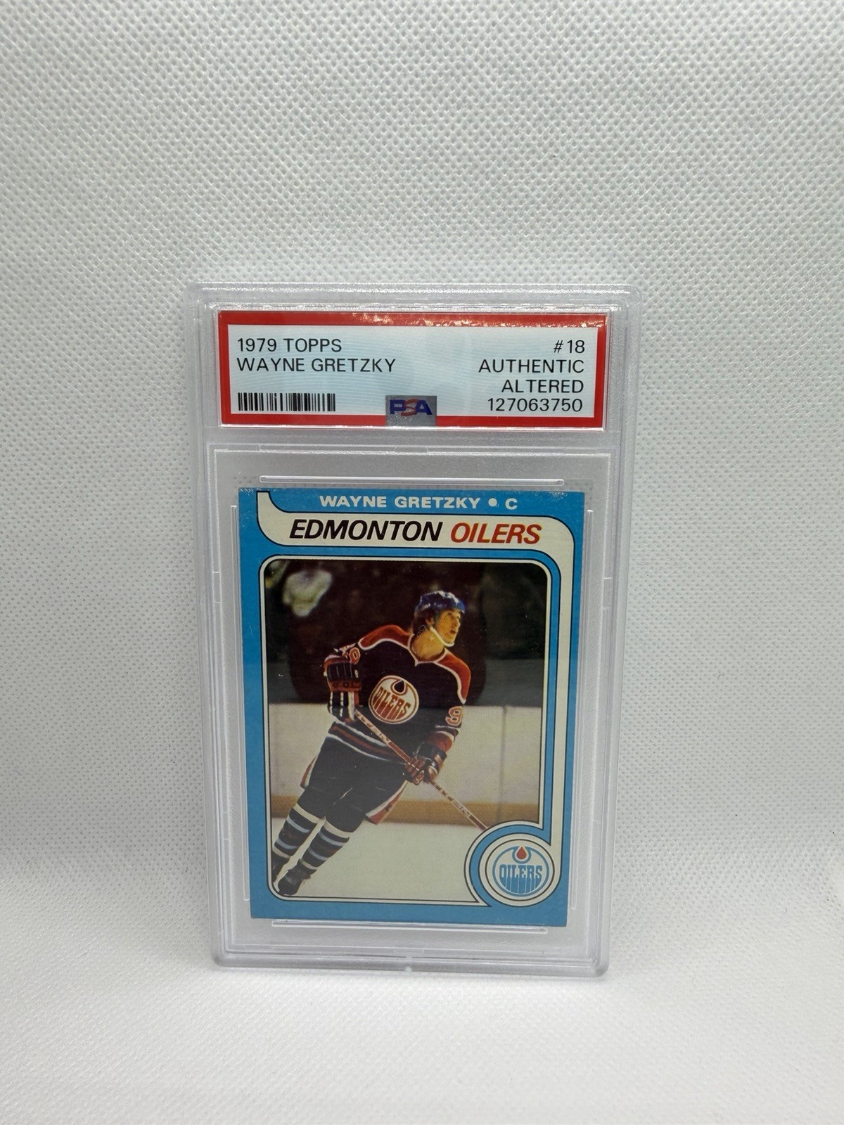1979 TOPPS #18 WAYNE GRETZKY ROOKIE RC PSA AUTHENTIC ALTERED