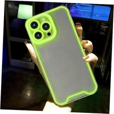 Case Clear Luminous Case Glow in The Compatible with iPhone 15 Pro Max Green