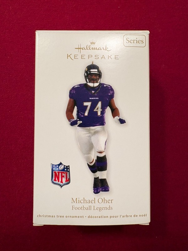 Hallmark Keepsake "Michael Oher - Football Legends" 2012 NEW OTHER Ornament