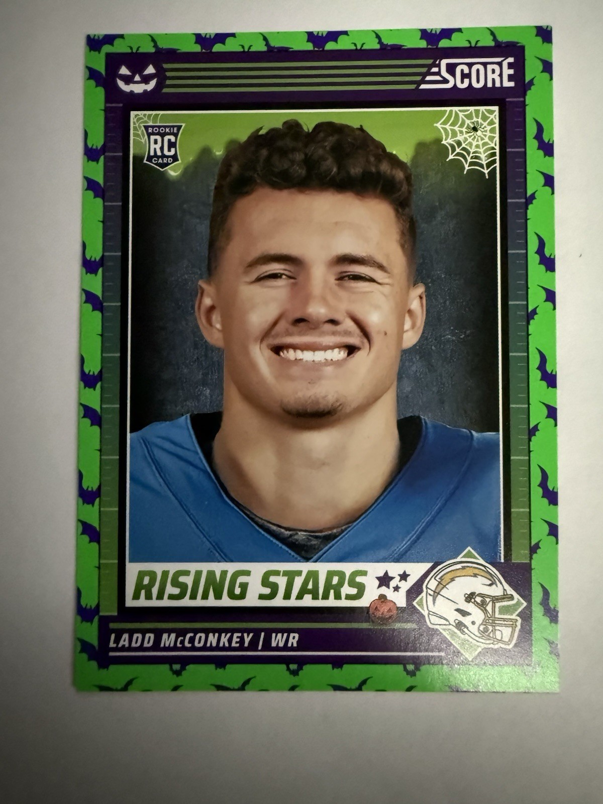 2024 Panini Score-A-Treat Ladd McConkey Green Bats Rising Stars RC #34 🎁