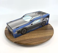 Back to the Future 3-Pair Crew Socks in Delorean Box Michael J Fox Sz 10-13