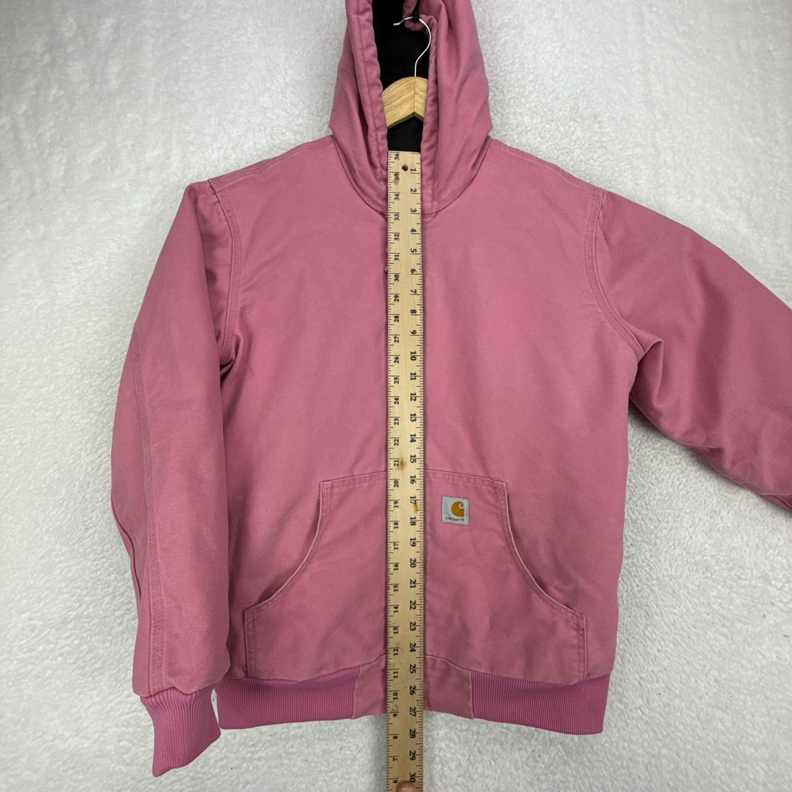 Carhartt Active Jacket Quilt Lined Womens Medium WJ130 PKR Pink Rose image 6