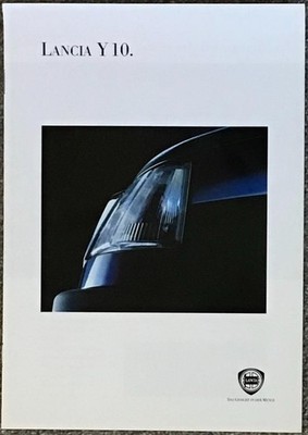 LANCIA Y10 Sales Brochure SEPT 1993 #A1.15.PRS/HN. 41 00 1002 9/93 GERMAN TEXT