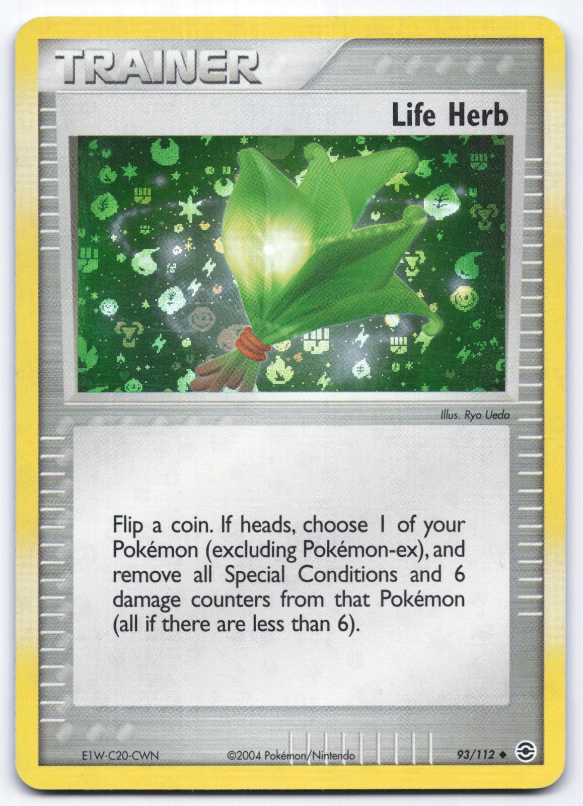 Life Herb 93/112 FireRed & LeafGreen Reverse Holo Trainer Pokemon Card LP
