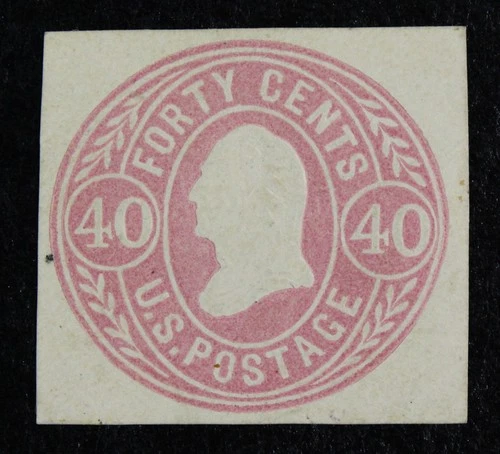 CKStamps: US Cut Square Stamps Collection Scott#U73 Unused LH NG
