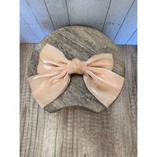Pink Hair Clip Bow Hair Accessories Pale Pink Cute Bows Hair Bow Hair Tie