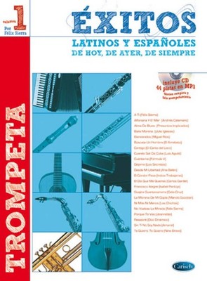 Exitos Latinos Y Félix Sierra Book and CD Trumpet Nueva Carisch España