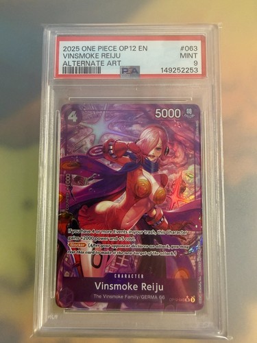 Vinsmoke Reiju (Alternate Art) graded PSA 9 for sale on eBay