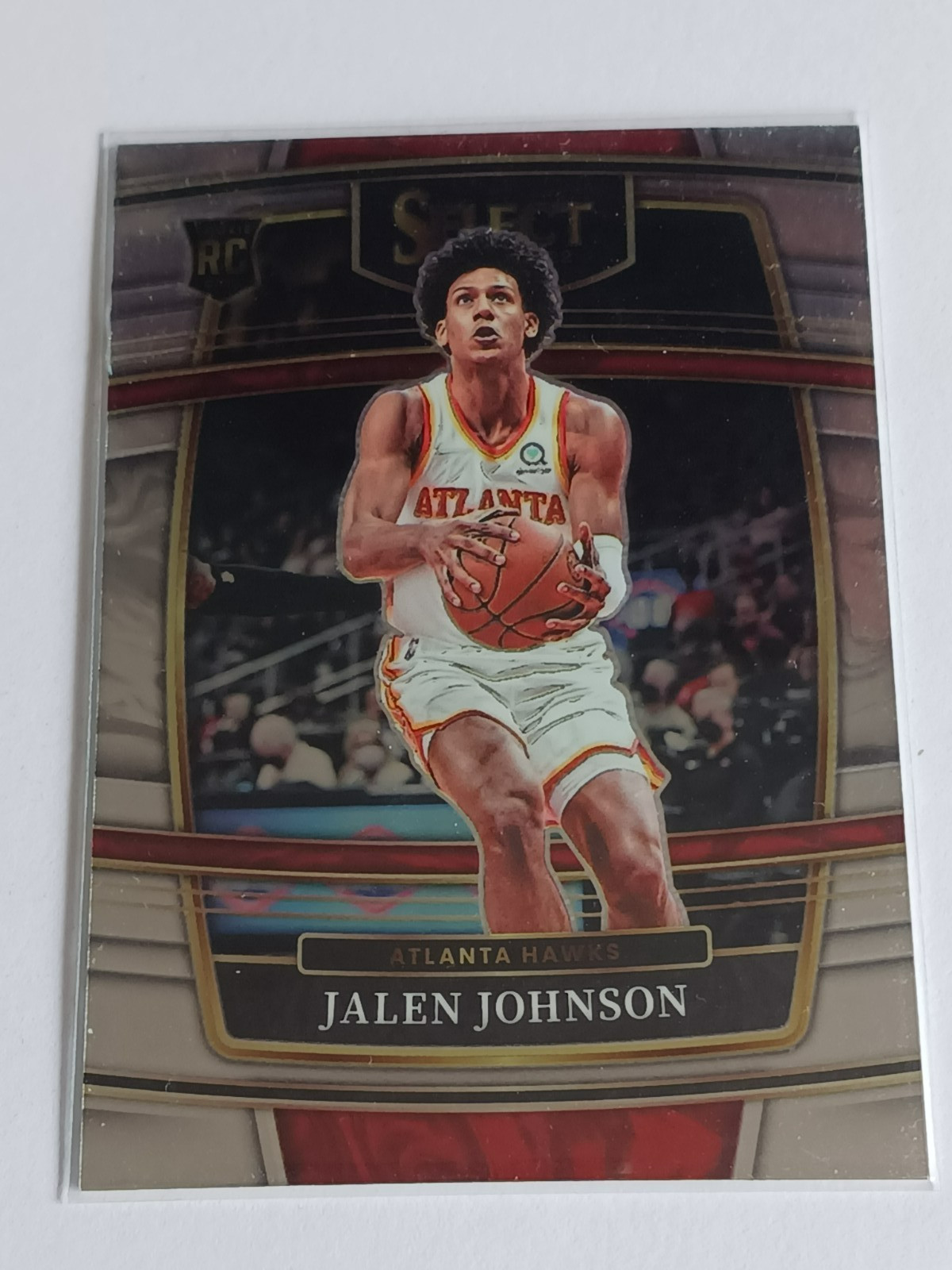 2021-22 Panini Select Jalen Johnson Rookie Card (RC) #17 Atlanta Hawks