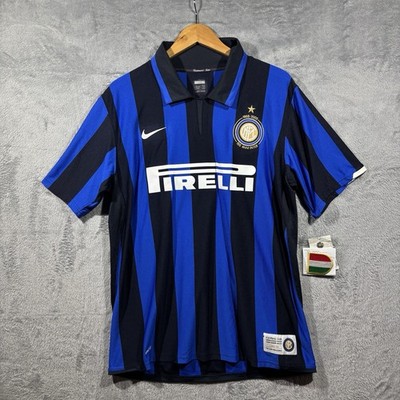 Vintage Y2k Nike Inter Milan Zlatan Ibrahimovic Jersey Sz L New W/ Tags Distress