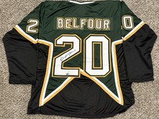 ED BELFOUR Dallas Stars Signed Jersey (JSA Certification)