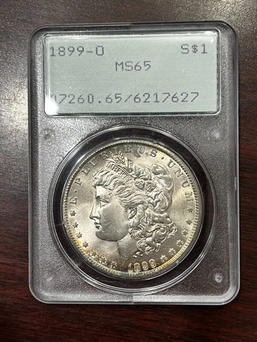 1899-O Morgan Dollar MS65 Old Green Holder