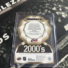 2020 Upper Deck SP Signature Edition Legends Decagons Gold Ray Whitney Auto