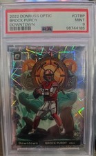2022 Panini Donruss Optic Rookie Brock Purdy Downtown PSA 9 RC DT-BP 49ers