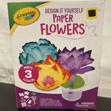 Crayola Constructive Colorful Craft Design It Yourself Creative Paper Flowers