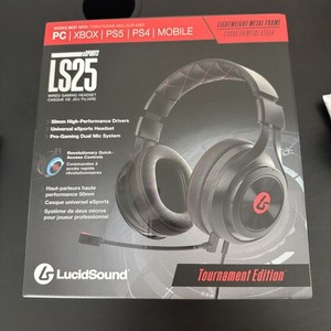 LucidSound- LS25BK Wired Surround Sound Gaming Headset