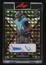 2022 Leaf Exotic Peacock Mosaic 4/6 Travon Walker #BA-TW1 Auto 8gd
