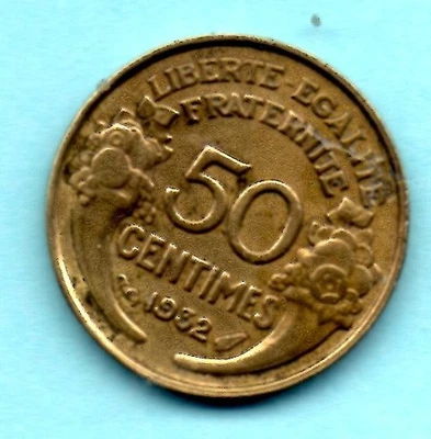 PIECE FRANCE 50 CENTIMES 1932 - Photo 1/2