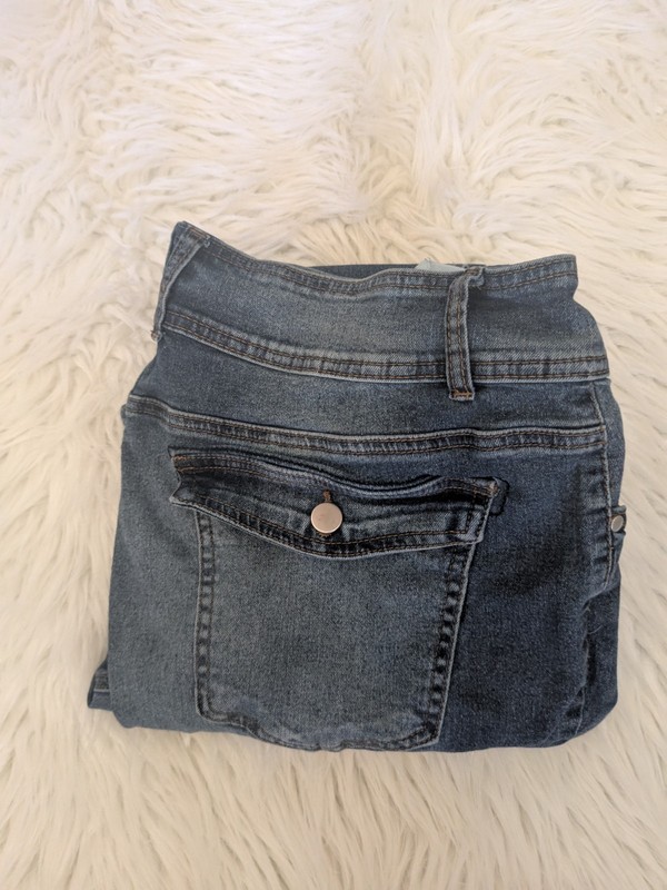 SIZE XL FLAMINGALS Distressed Bootcut Jeans INVPV4329