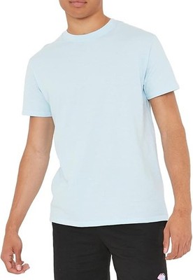 Sleepdown Herren Love Island Durstfalle Tropical Back Print T-Shirt, Baby Blau M